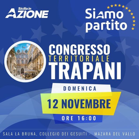 AZIONE: CELEBRAZIONE DEL CONGRESSO PROVINCIALE A MAZARA DEL VALLO