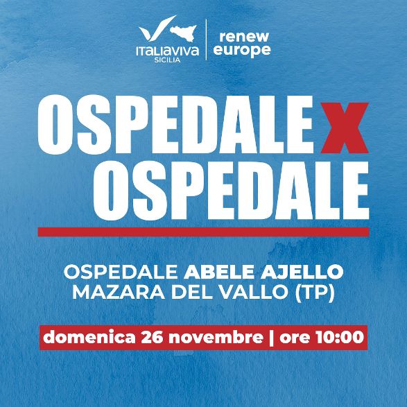 Domenica la visita dell'On. Faraone presso l'ospedale di Mazara