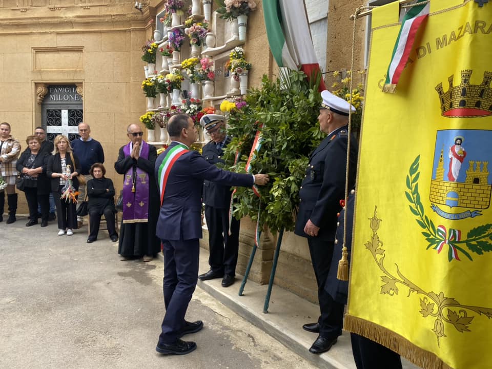 Mazara. Tradizionale cerimonia di commemorazione dei defunti al Cimitero comunale