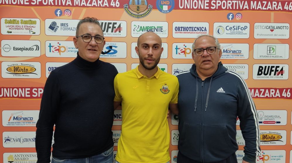 Unione Sportiva Mazara 46: in giallorosso arriva l’esperto centrocampista Ferraù