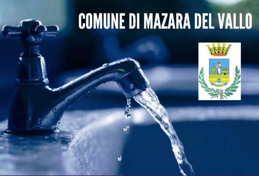 Mazara. Intervento alla condotta idrica del centro storico