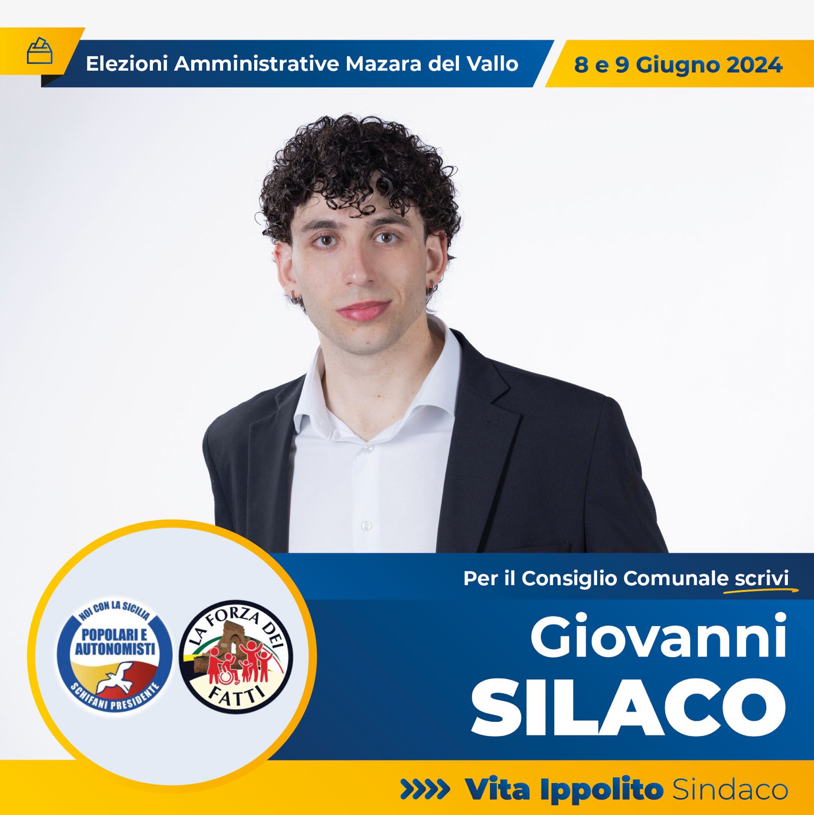 Mazara. Amministrative 2024. Giovanni Silaco: 