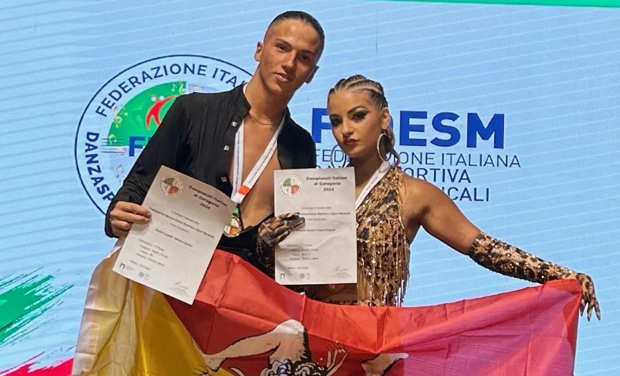 Due ballerini mazaresi sono campioni italiani di danza latino americana