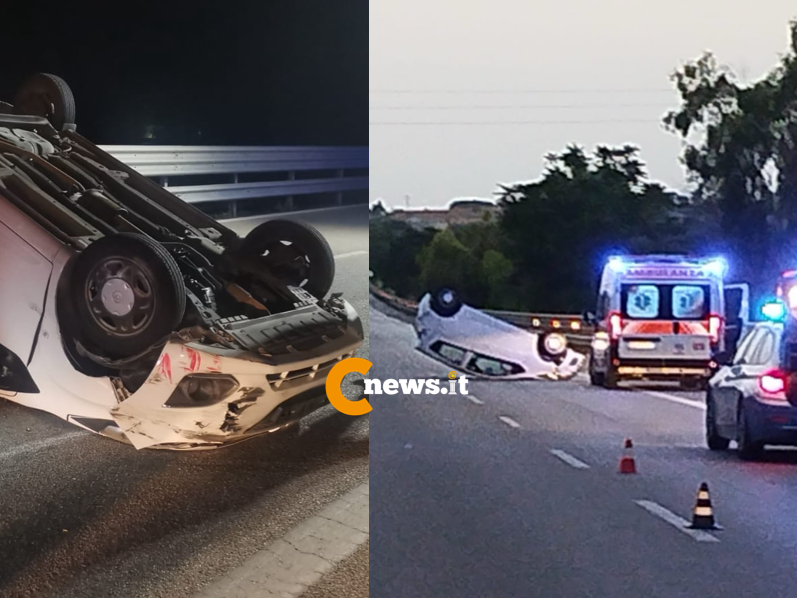 Auto guidata da una mazarese si ribalta sulla A29 sul tratto Castelvetrano-Campobello