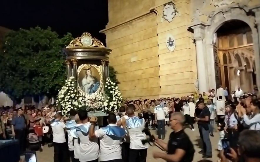 Mazara. Oggi la processione dell'effige della Madonna del Paradiso. Ecco il percorso... Divieti di fermata e transito