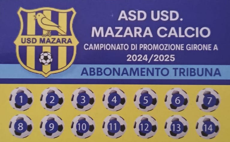 Mazara calcio: Continua la prevendita degli abbonamenti stagione 2024/25