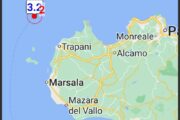 Scossa di terremoto 3.2 al largo della costa trapanese