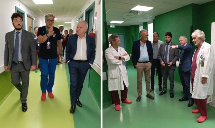 Mazara. Il direttore generale dell’ASP Trapani Ferdinando Croce in visita all’ospedale Abele Ajello