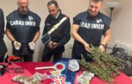 Mazara. AI DOMICILIARI CONTINUANO A SPACCIARE E COLTIVARE DROGA. ARRESTATI