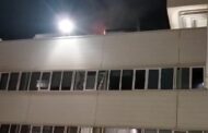 Mazara. Incendio nel tetto dell'ospedale Abele Ajello