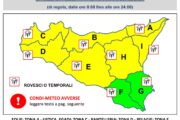 Avviso di allerta meteo gialla fino alle ore 24 del 23 dicembre 2024