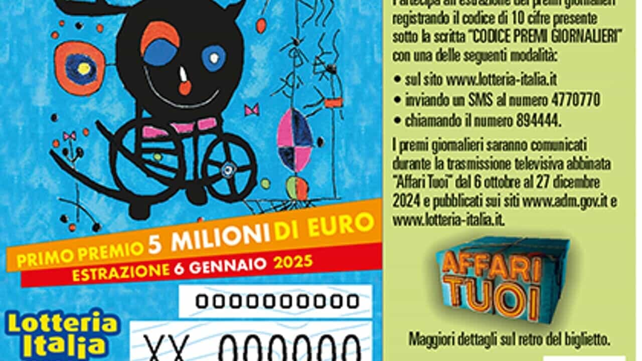 Lotteria Italia 2024 2025, tutti i biglietti vincenti: l'elenco dei premi